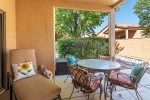 Furnished for relaxation and outdoor dining